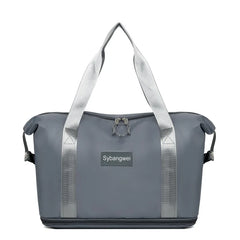 Nylon Travel Bag Messenger Shoulder Bag Wet Dry Separation Women