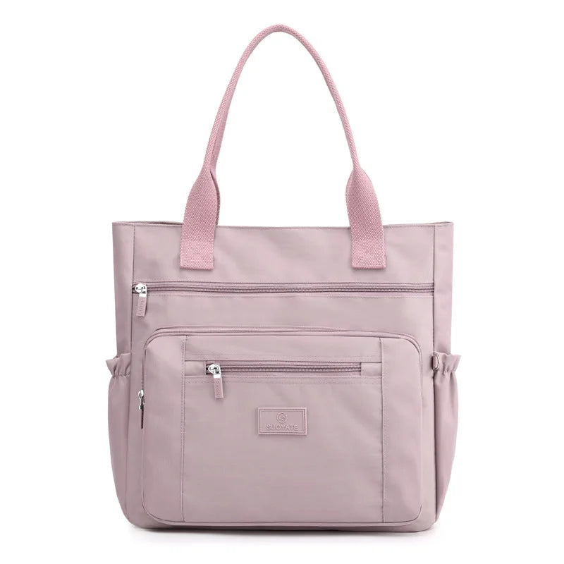 Nylon Travel Handbag Women Shoulder Bag Large Capacity Tote