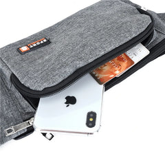 Women's Nylon Waist Packs Laser Chest Phone Pouch
