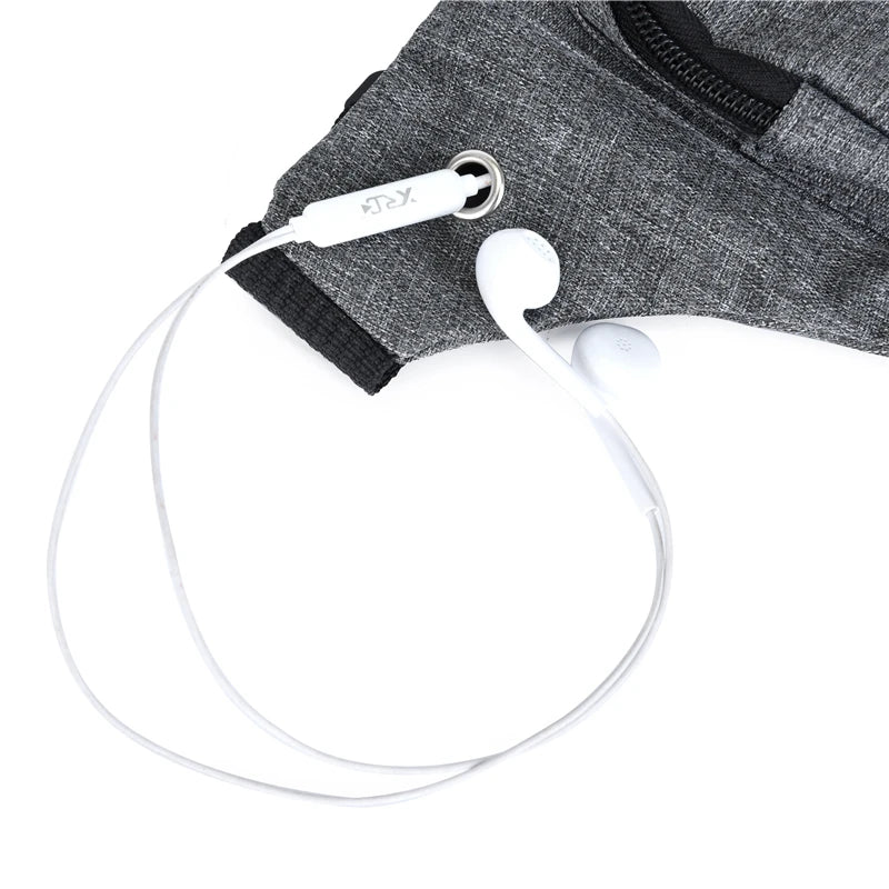 Women's Nylon Waist Packs Laser Chest Phone Pouch