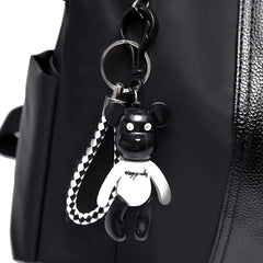 Nylon Waterproof Backpack Women Soft Leather Mochila Femenina