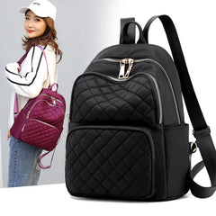 Nylon Waterproof Casual Travel Bagpack School Backpack for Teenage Girls