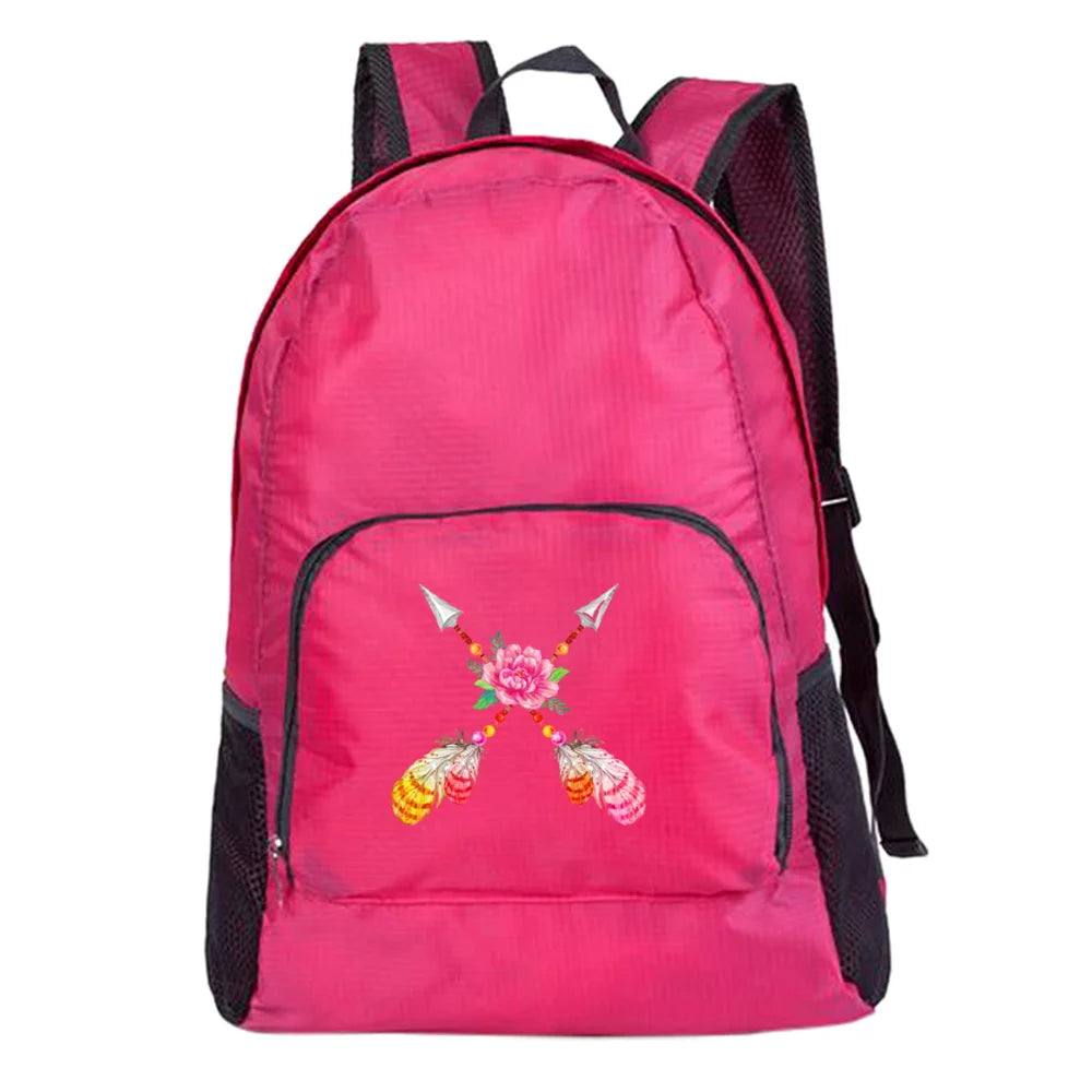 Nylon Waterproof Travel Backpack Men Hiking Bags