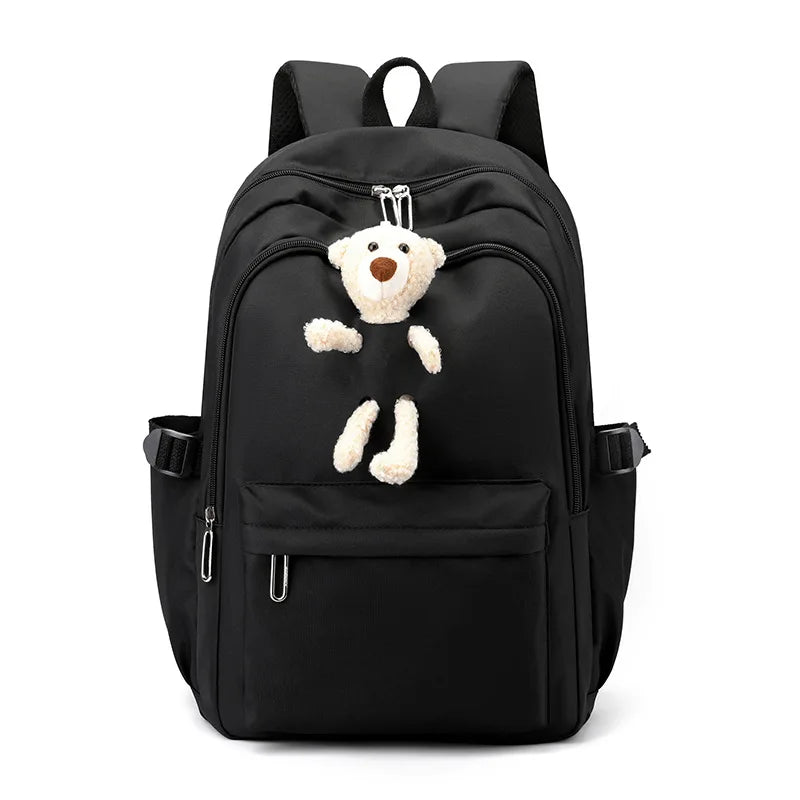Nylon Women Backpack Anti-theft Schoolbags Large Capacity