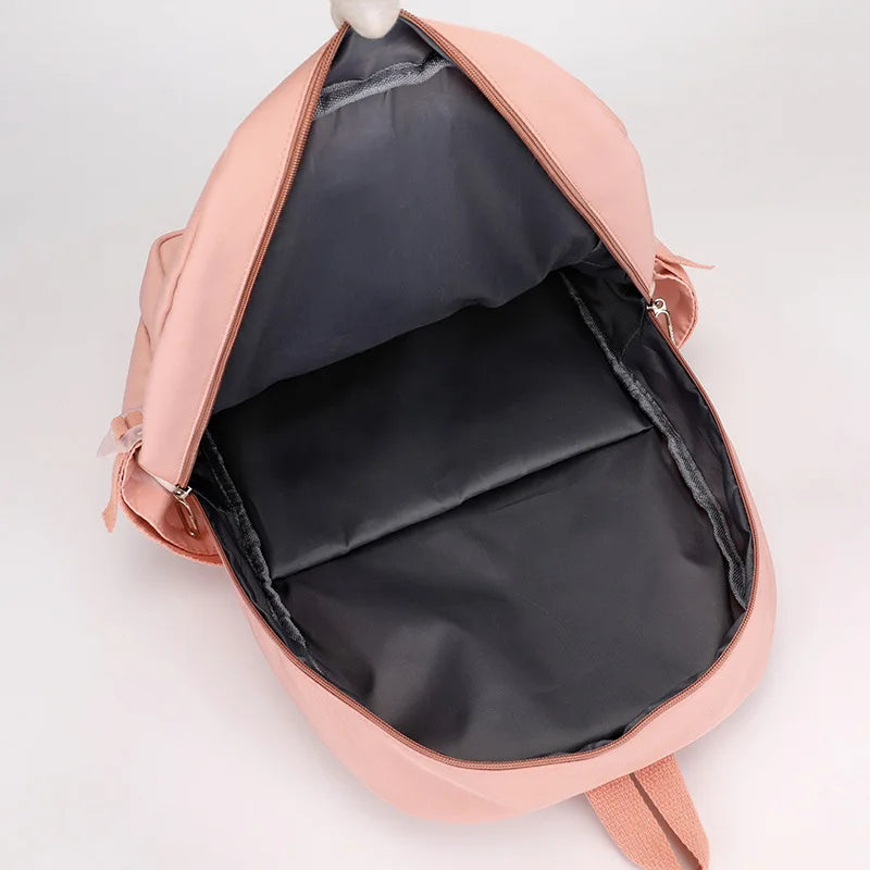 Nylon Women Backpack Anti-theft Schoolbags Large Capacity