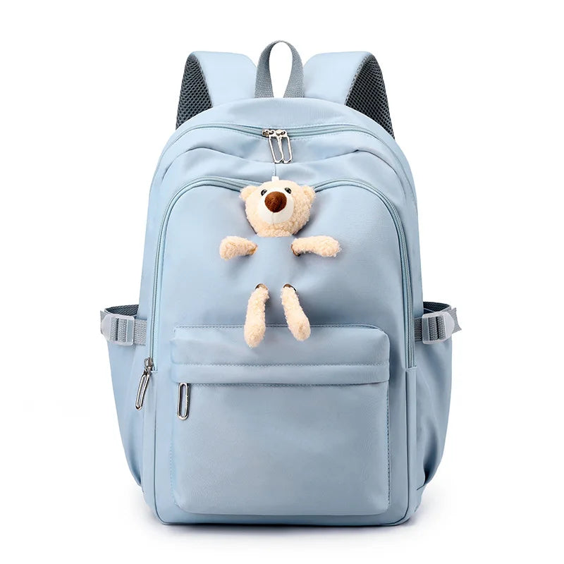 Nylon Women Backpack Anti-theft Schoolbags Large Capacity