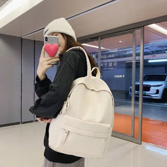 Nylon Women Backpack Large Capacity School Bag Waterproof Travel Backpack