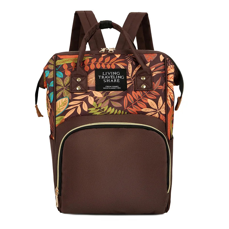 Nylon Women Backpack Large Capacity Mommy Baby Nursing Bags