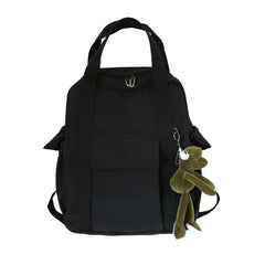 Nylon Women Backpack Solid Female Backpacks School Bag for Girls Teenage
