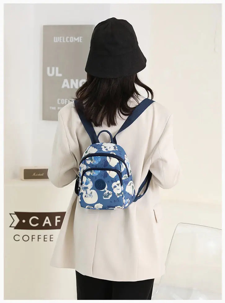 Nylon Women Backpacks School Bags Waterproof Female Outdoor Travel Backpack