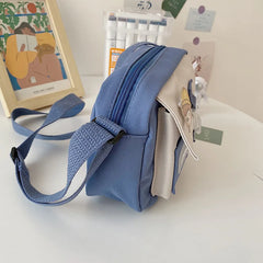 Nylon Women Bag Small Square Bag Student Handbag Shoulder Messenger Bag