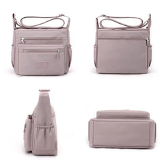 Nylon Women Shoulder Bag Female Travel Top-handle Handbag Multi-pockets Tote Gir