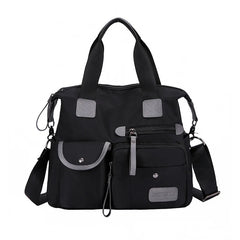 Nylon Waterproof Crossbody Bag Large Capacity Tote Travel Messenger