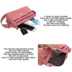 Nylon Women Shoulder Bags Casual Female Handbags Solid Travel Crossbody Bag