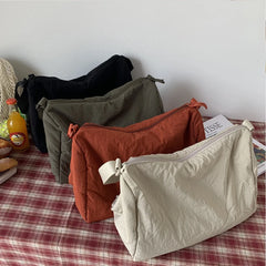 Nylon Women Shoulder Bags Solid Travel Crossbody Bag for Girl Retro Handbag