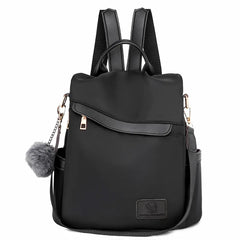 Nylon Women's Anti-Theft Backpack for Travel