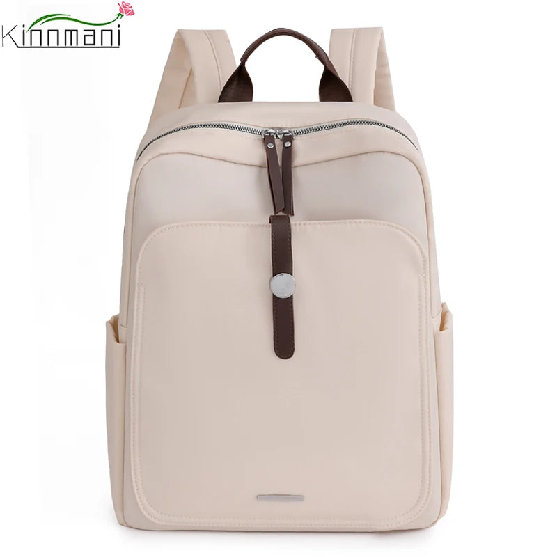Nylon Women's Backpack Large Capacity Girls Travel School Bag