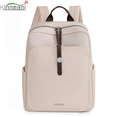 Nylon Women's Backpack Large Capacity Girls Travel School Bag