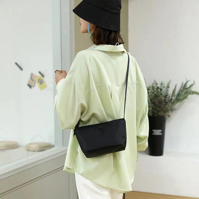 Waterproof Nylon Women's Shoulder Bag Large Tote Handbag