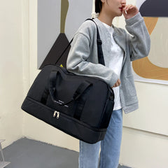 Nylon Yoga Fitness Bag Dry Wet Separation Men Woman Crossbody Sport Bag