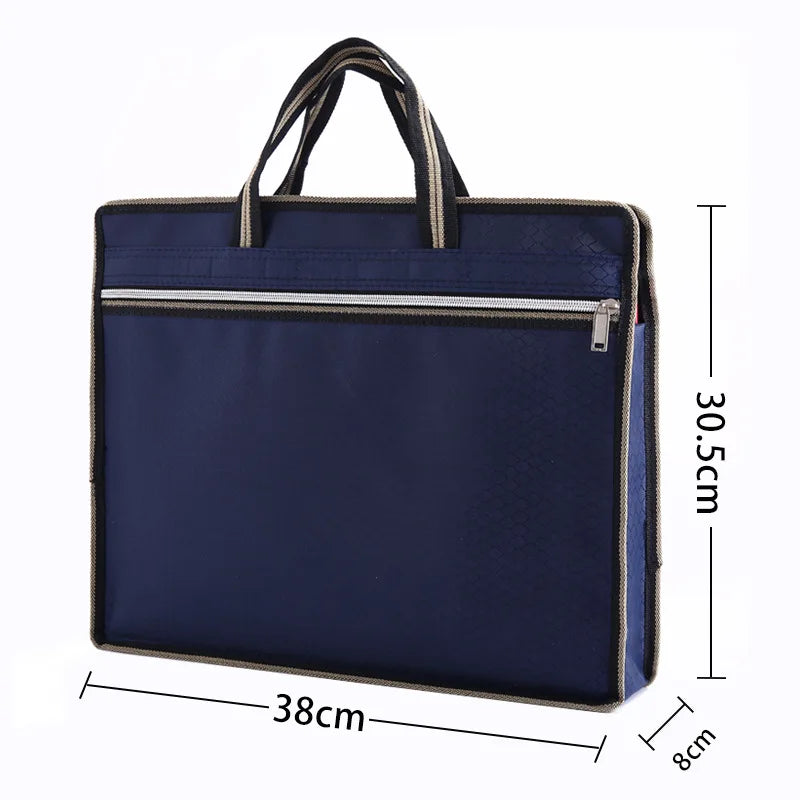 Nylon Zipper Business Briefcase Waterproof Handbag