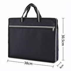 Nylon Zipper Business Briefcase Waterproof Handbag