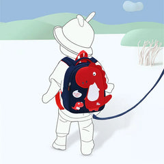 Kids Dinosaur Small Backpack Anti Lost Kindergarten Bag