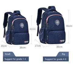 Orange Girls School Backpack Waterproof Book Bag Elementary