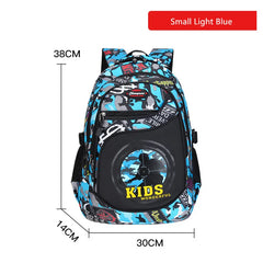 Boys Camouflage Backpack Waterproof Elementary School Bag