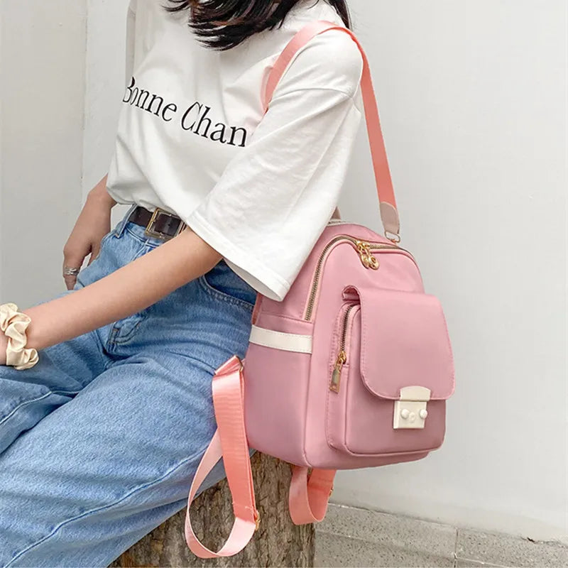 Small Mini Backpack for Women Girls Casual School Bag Cell Phone Holder