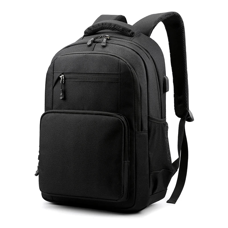 Teenage Boys School Backpack with USB Port Waterproof Travel Bag