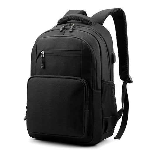 Teenage Boys School Backpack with USB Port Waterproof Travel Bag
