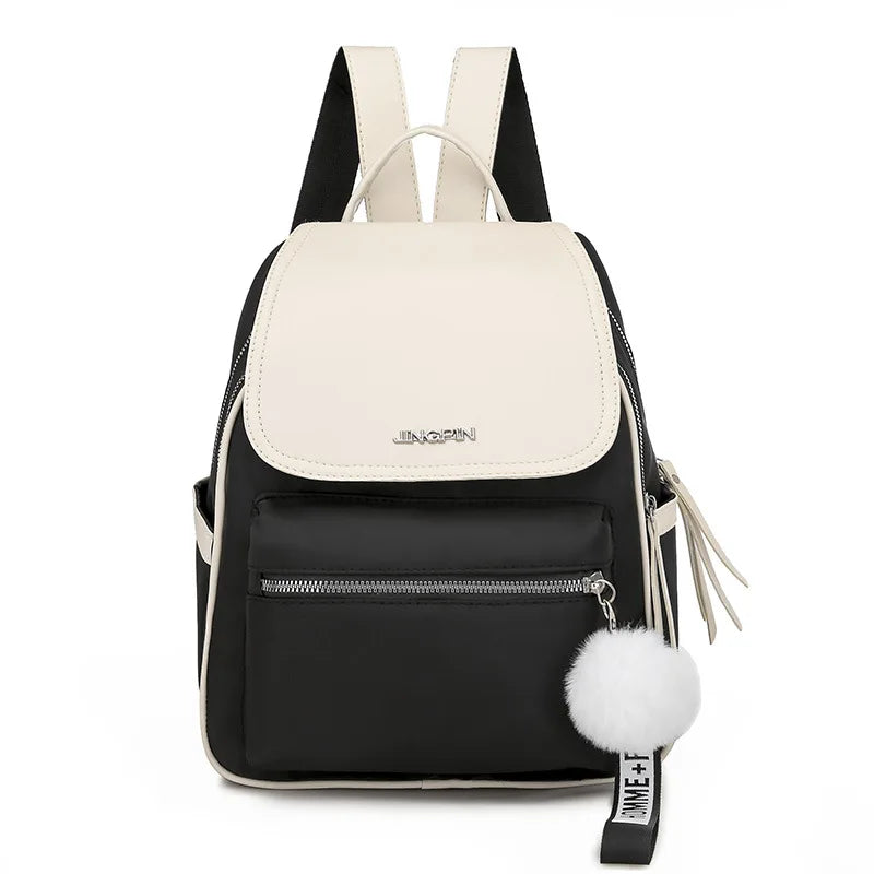 Women's Casual Travel Backpack Small School Bag Pink Green Bagpack