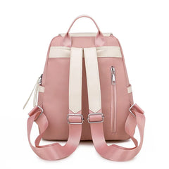Women's Casual Travel Backpack Small School Bag Pink Green Bagpack