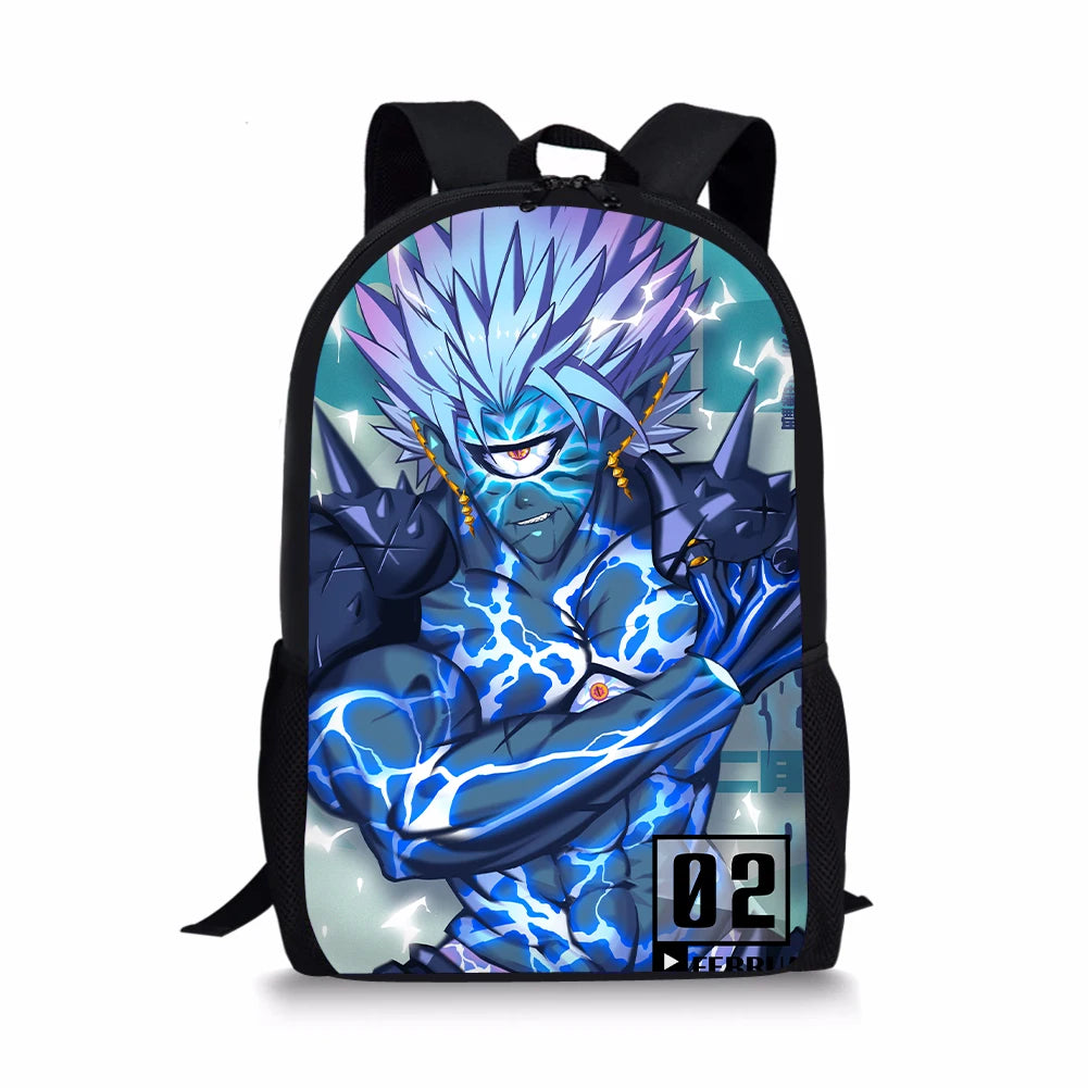 ONE PUNCH-MAN Pattern School Bag Daily Travel Backpack Kids Knapsack