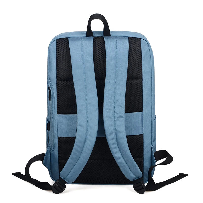 Classic Business Backpack 14" Laptop Male Bags Unisex Travel Bag