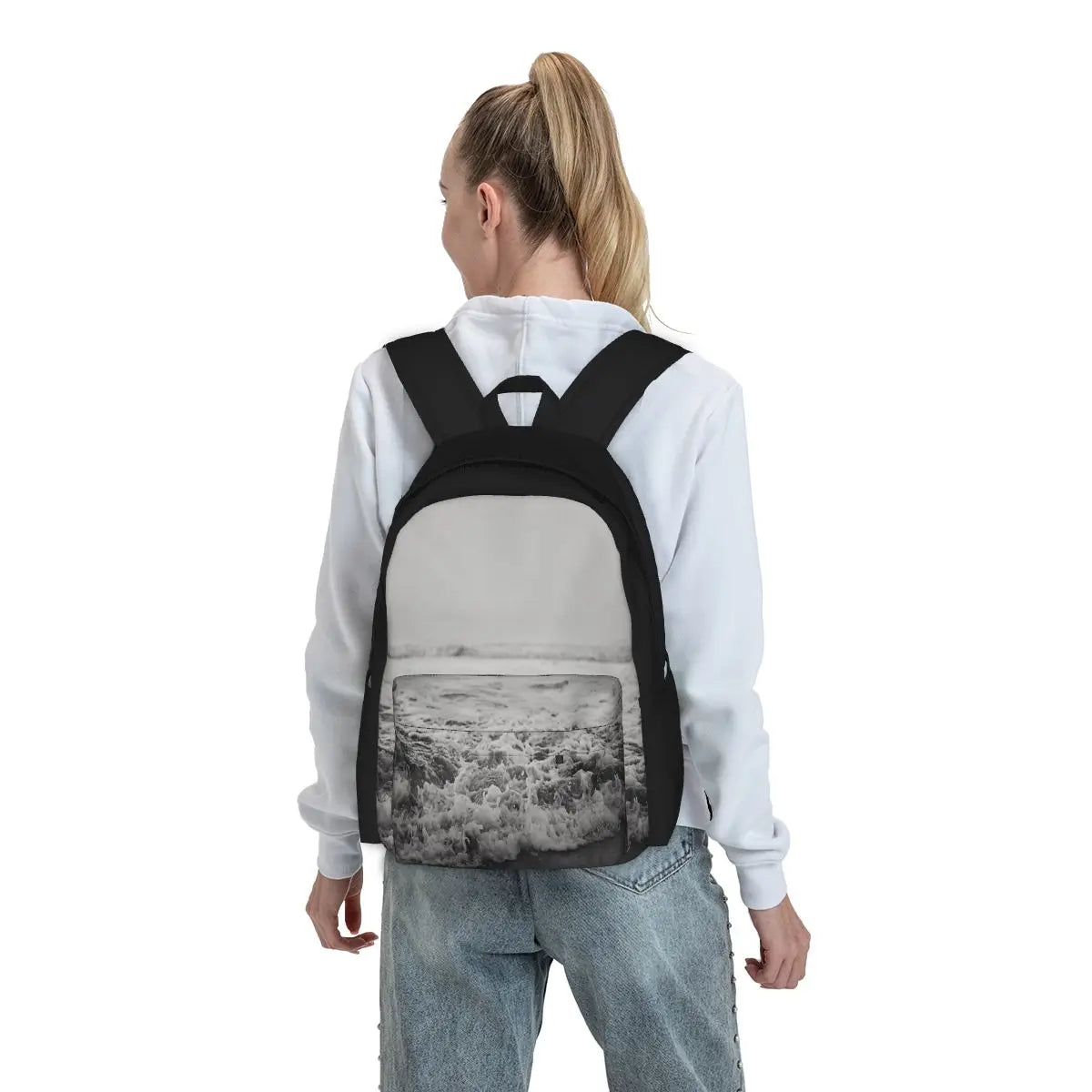 Ocean Crash Backpacks Men's Women's Bags For Women