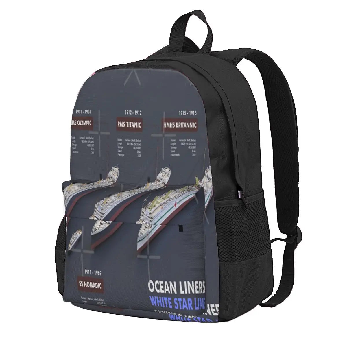 Star Line Ocean Liners Backpacks for Men and Women