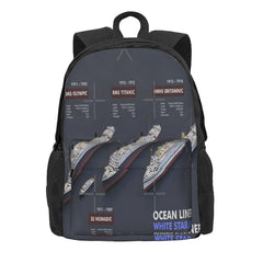 Star Line Ocean Liners Backpacks for Men and Women