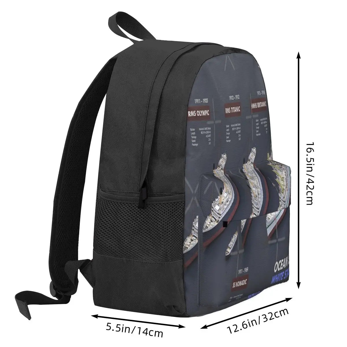 Star Line Ocean Liners Backpacks for Men and Women