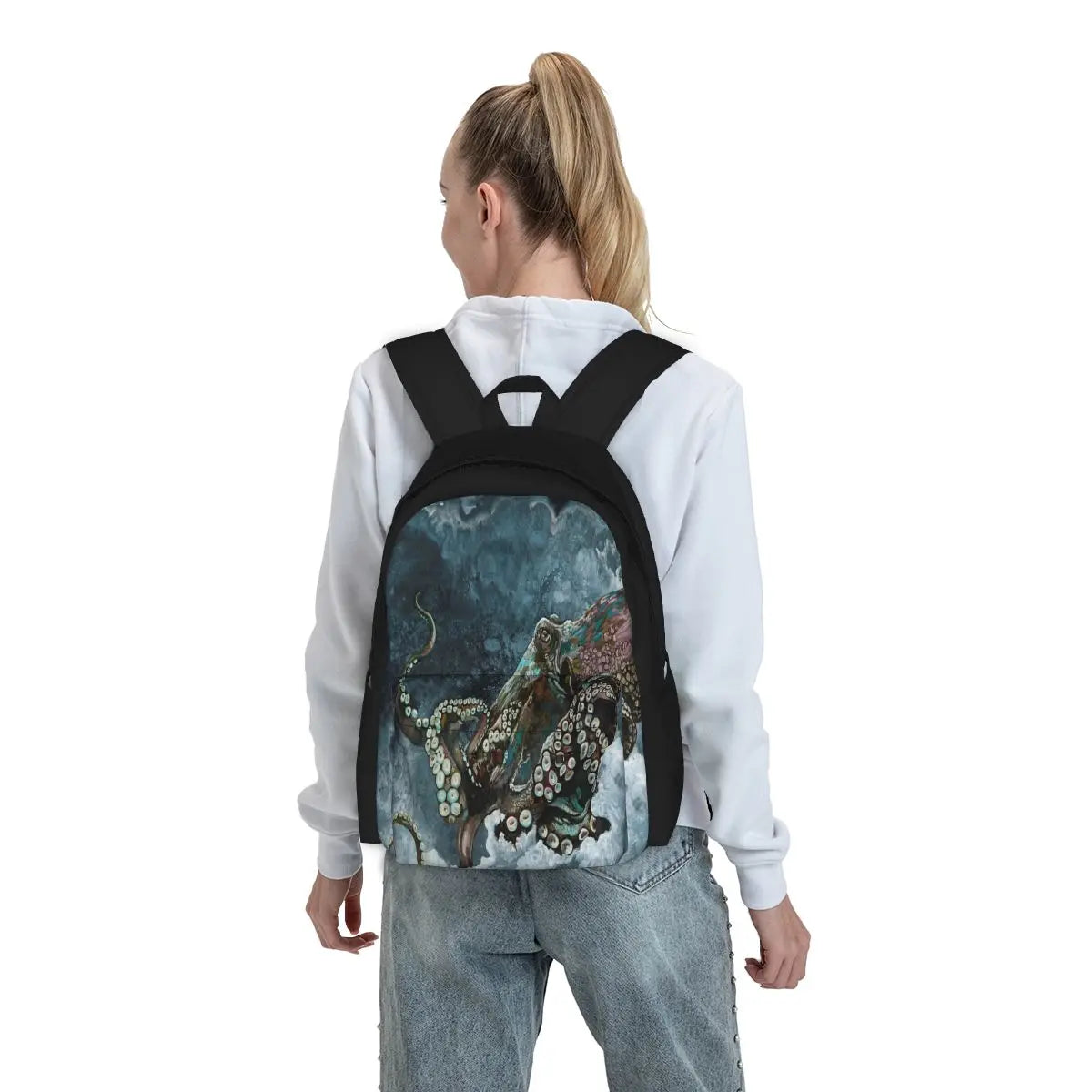 Octopus 1 Backpacks Men's Backpacks Bags For Women Bag Woman Backpack Girl