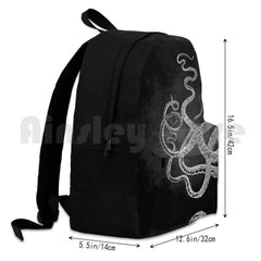 Vintage Octopus Tentacles Camping Backpack