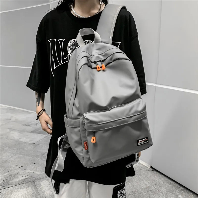 Men's Business Backpack Ultralight Waterproof PU Leather