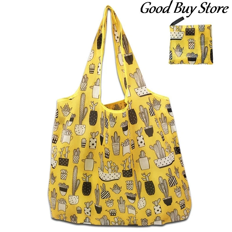 Office Worker Totes Handbags Leaves Printing Shoulder Bag Eco Cloth Purse Women