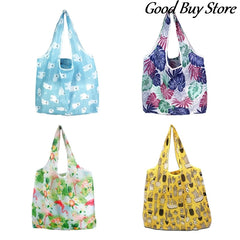 Office Worker Totes Handbags Leaves Printing Shoulder Bag Eco Cloth Purse Women