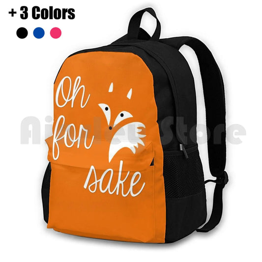 Oh For Fox Sake Outdoor Hiking Backpack Waterproof Camping Travel