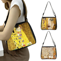 Gustav Klimt La Virgen Kiss Oil Painting Handbag