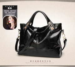 Oil Wax Leather Handbags High Shoulder Bags Ladies Handbags PU women bags