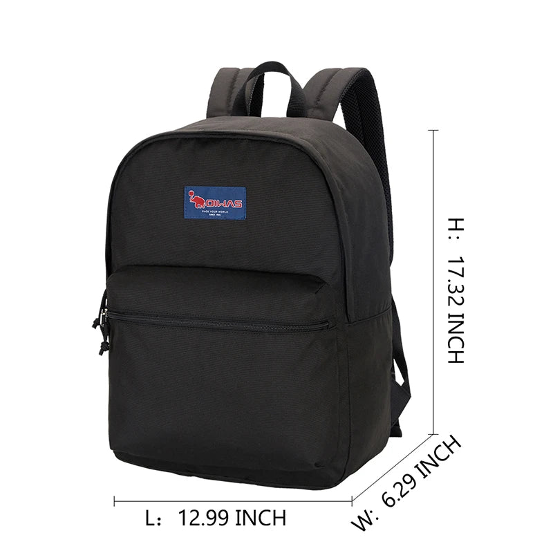 23L College Students Backpack Large Capacity Travel Backpacks Mochila Women's Ba