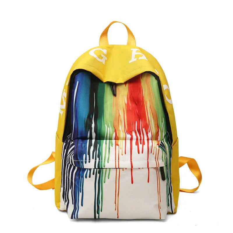 OkoLive Campus Backpack Female High School Leisure Large Capacity